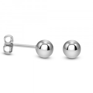 Cercei argint bobite 6 mm DiAmanti ZK6ER-DIA (Argint 925‰ 1,1 g.)